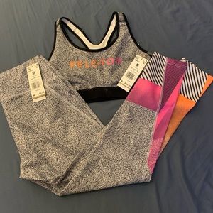 Peloton x Adidas outfit, both size medium NWT